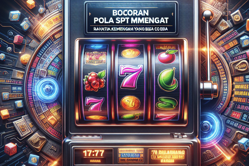 Bocoran Pola Slot API77: Rahasia Kemenangan yang Bisa Anda Coba
